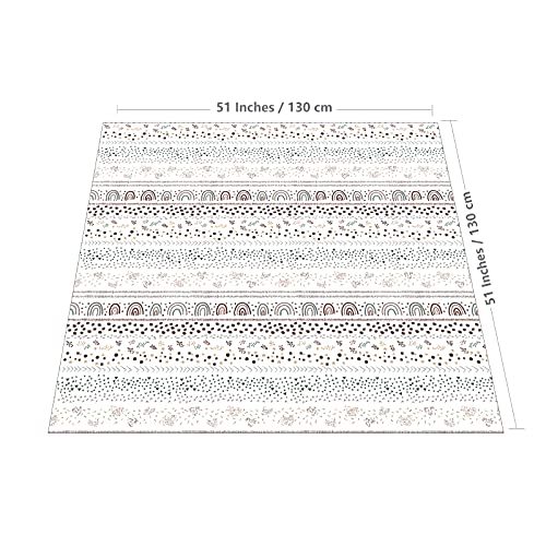 Splat Mat For Under High Chair/Arts/Crafts, Womumon Washable Spill Mat Waterproof Anti-Slip Floor Protector Splash Mat, Messy Mat And Table Cloth #TOP1