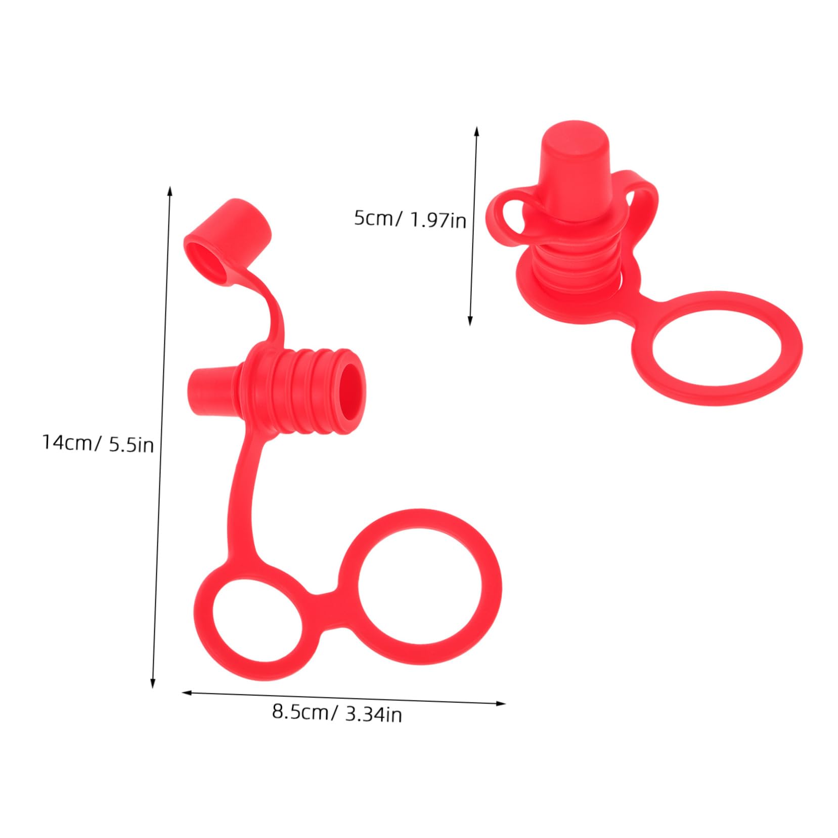 BESTonZON Silicone Nozzle Baby Water Bottle Cap Leakproof Comfortable for Boys and Girls Easy to Clean