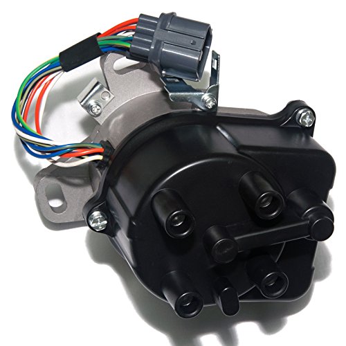 MAS Ignition Distributor w/Cap & Rotor 606-58902 30100-P73-A02 Compatible with 1996-2000 Honda Acura Integra B16A B16A2 B18C DOHC VTEC ECC3003 31-17408 8417408 185-5006 TD-81U