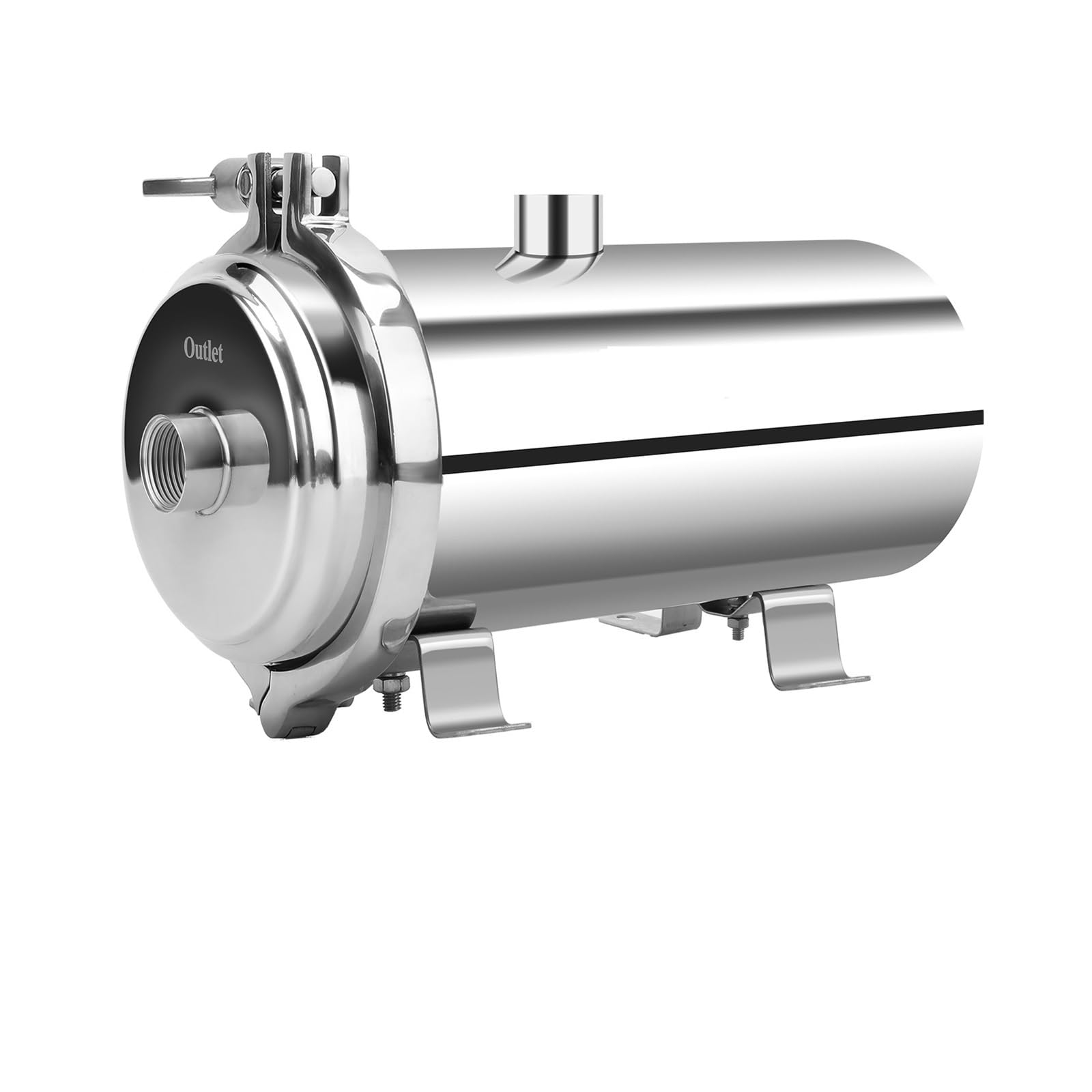 PVDF-Wasserreiniger, Ultration-Wasserfilter for das ganze Haus, 0,01 µm, filtert 3000 l/h, SUS304-Trinkwasser, hält mehr als 5 Jahre Effektive Sedimententfernung