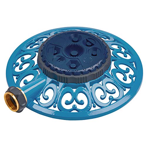 Sprout 65102-Amz Metal 8-Pattern Sprinkler And Quickconnect Product Adapter Amazon Bundle, Blueberry Blue #TOP3
