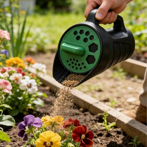 Esparcidor manual para jardín con mango ergonómico miniatura 4