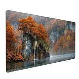 Grand Tapis de Souris XXL pour une Liberté de Mouvement Maximale : Avec des dimensions de 900x400x3mm, ce tapis de souris xxl offre suffisamment d'espace pour votre souris, clavier et autres accessoires. Idéal comme tapis de bureau pour le gaming, le travail et les études