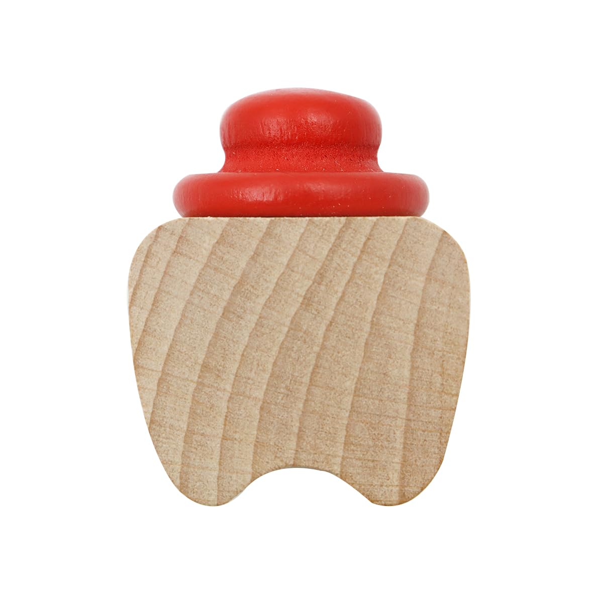 Sarini Baby Wood Tooth Box Organizer Milk Teeth Storage Collect Teeth Umbilica Save Gifts Baby Souvenir Gifts (red+blue - Image 4