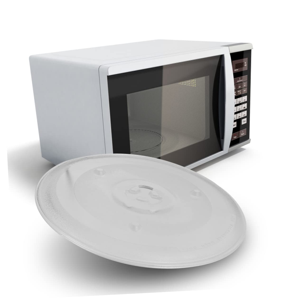 Plato Giratorio para Horno Microondas de 27cm, Vidrio
