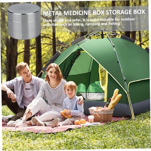 Pastillero de acero impermeable L para proteger medicamentos 6