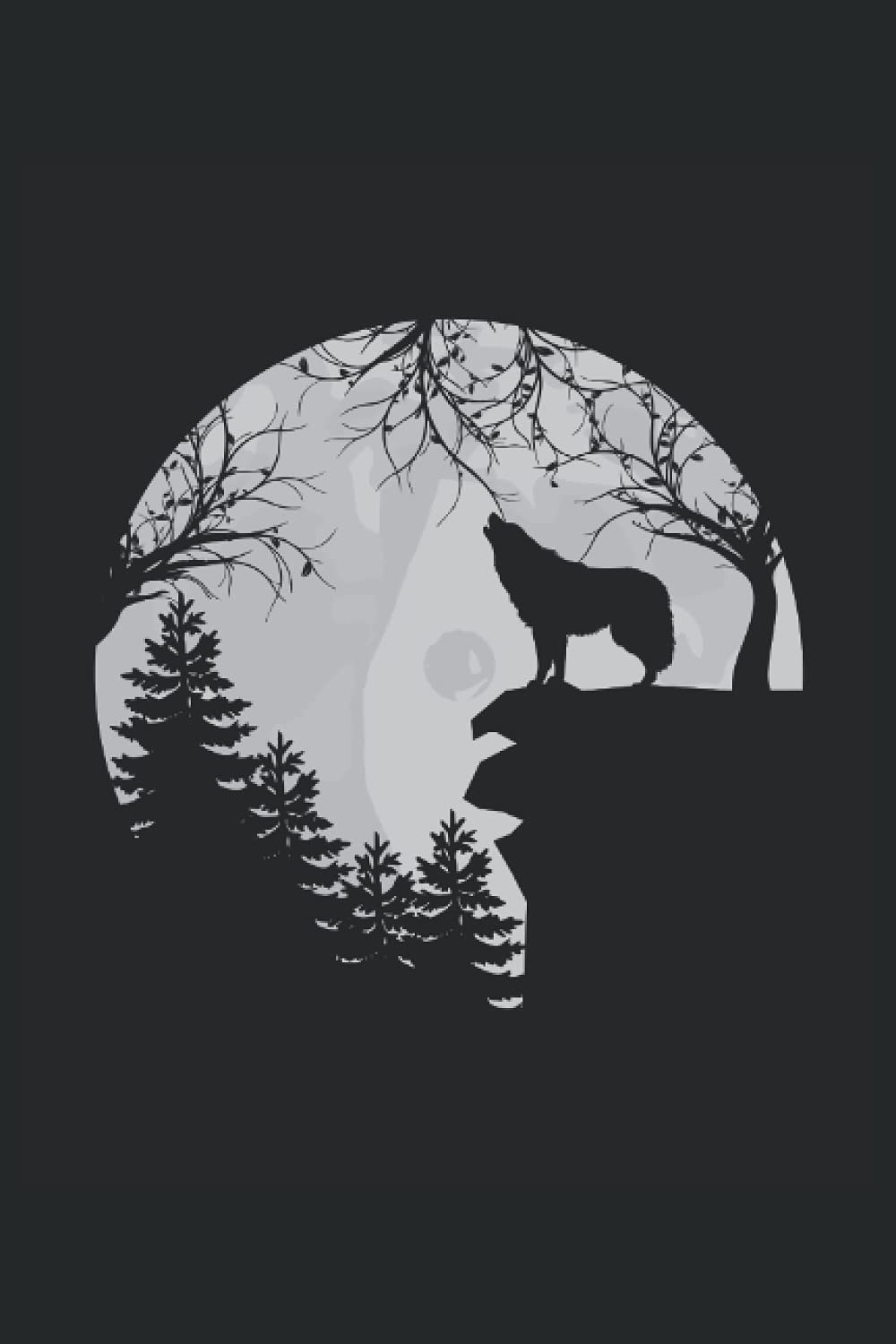 Wolf Howling Full Noon Journal: Wolf Howling Full Noon Journal is for writing your thoughts and is very therapeutic for yourself journal that you can use anywhere