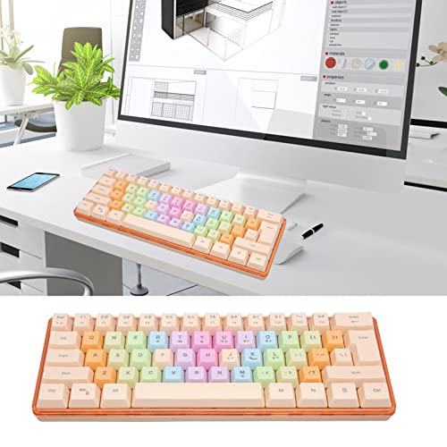 Teclado mecánico gaming Obetuensv5fzacrtno-11 USB-C 60% miniatura 6