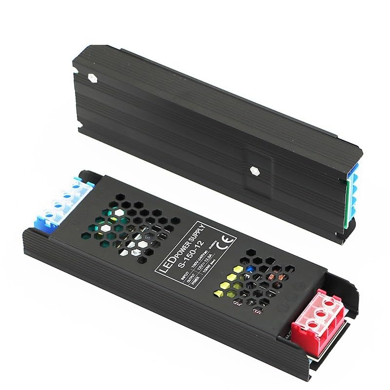 Transformador LED, Controlador ultrafino for tiras LED. Fuente de alimentación de voltaje constante de 12 V CC/24 V. Transformador de iluminación de 60 W, 100 W, 150 W, 200 W, 300 W y 400 W.(400W)