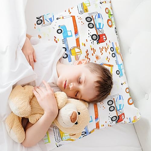 Babybett Kissen mit Kissenbezug - 33 x 45 cm Kinderbett Kissen, Super Soft-Bequeme Babykissen für Kinderbett,Perfekt für Reisen
