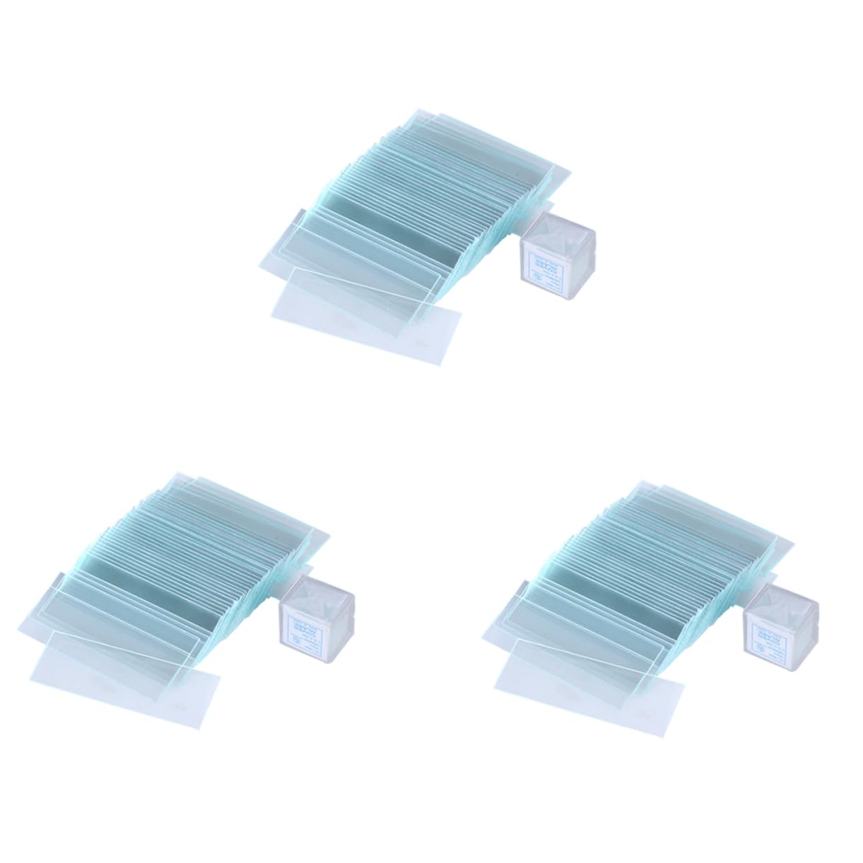 Microscope Slide Kit 450 Pezzi in Vetro, Glass Slides | Microscope Coverslip, Vetrini Microscopio Preparati, Accessori per Coprioggetto per Laboratori, Festa Scuola Decor