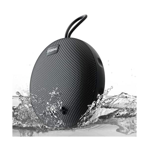 Bluetooth Speaker, Shower Speaker IPX8 Waterproof, Bluetooth 5.3 Portable Speaker Bluetooth Wireless with Loud HD Sound and Robust Bass,24H fo Riding Time, Kayaking, Climbing, Beaches Outdoor Speakers