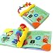 Coolplay Non-Toxic Cloth Soft Book-Teether Rings-Infant Baby Toddler Activity Gift - Learn English Letters A B C - Squeak, Rattle, Crinkle