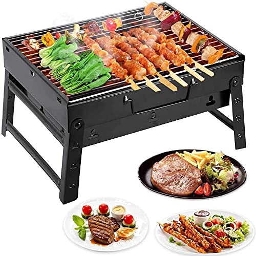 Fold able Mini Charcoal Barbecue and Tandoor Grill Stand for Outdoor Picnic Camping and Traveling-image-35