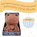 Kids Preferred Harry Potter Chocolate Frog Plush Stuffed Animal with Embroidered Details, Brown Minky Fabric, and Beans in Bottom, Hogwarts Collectible for Babies, Toddlers, and Kids, 6 Inches