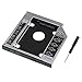 Price comparison product image OMorc SATA 2nd HDD HD Hard Drive Caddy Case for 12.7mm Universal Laptop CD / DVD-ROM Optical Bay