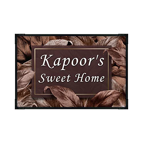 INFINITY ART PARTNER Personalized Indoor Wooden Name Plate Multicolored (12 inches X 8 inches)