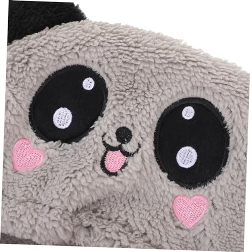 Hooded Scarf Neck Warmer with Animal Ears Winter Warm Hooded Hat Scarf for Boys and Age Furry Cold Weather Accessory Cozy and Windproof Design2