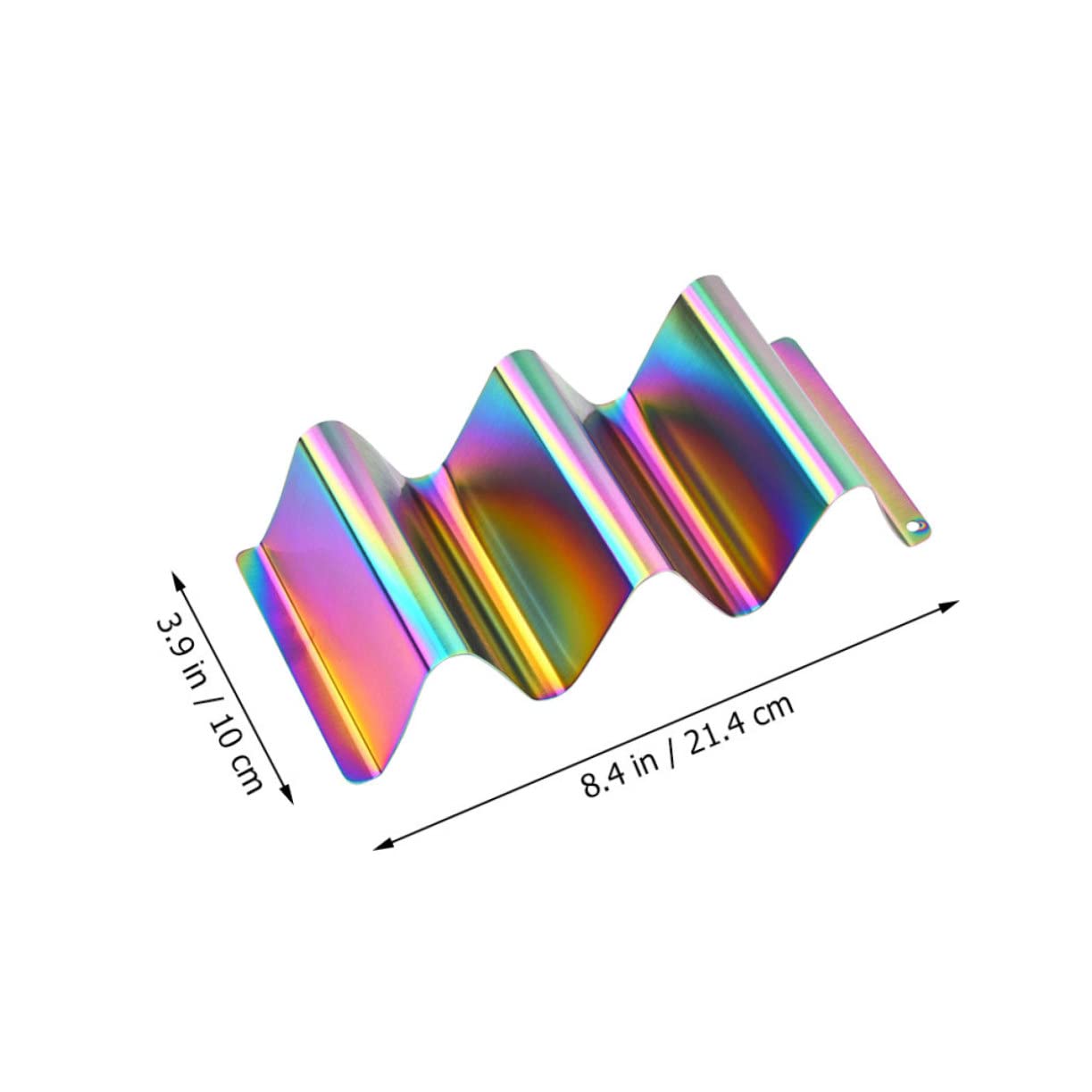 Unomor Mexico Style Taco Holder Stand Smooth Edges Portable Taco Holder Set Home