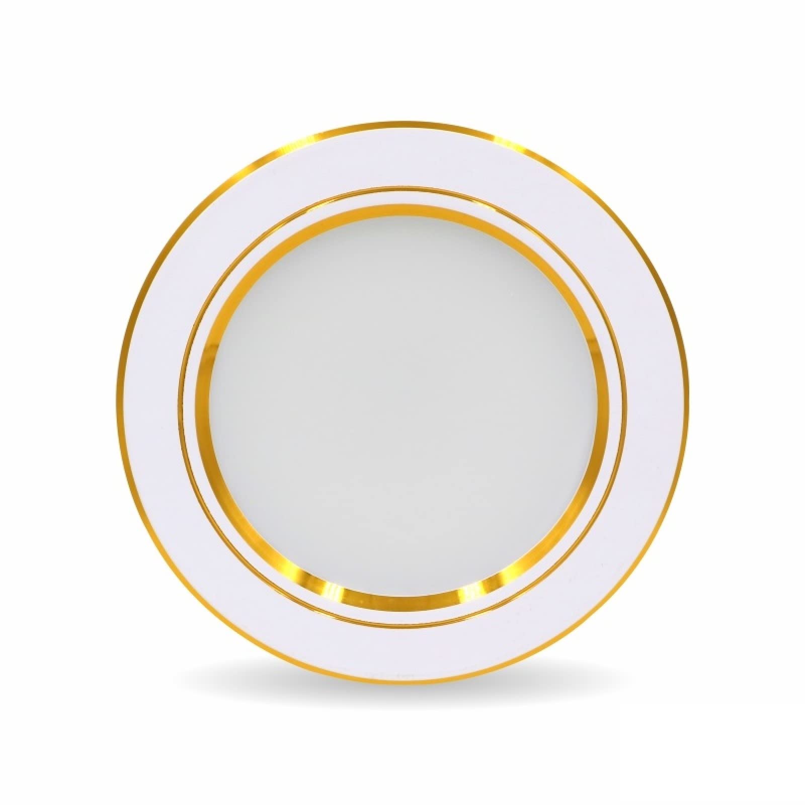 4pcs LED Downlights 5W 9W 12W Luz de techo LED 15W 18W Luz empotrada hacia abajo Panel de luz LED redondo 220V Foco LED Iluminación interior,Dorado Blanco cálido,15W