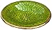 GURU SHOP Okrągła miska mozaikowa, podstawka, misa dekoracyjna, ręcznie wykonana ceramika i szkło miska na owoce - wzór 10, zielona, rozmiar: duża (Ø 46 cm), miski