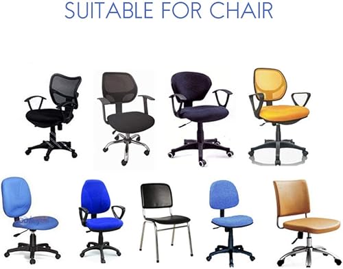 Miniatura 5 de TOPINCN Funda de elastano suave y elástica para asiento y respaldo, funda universal para respaldo de silla de oficina y computadora, funda