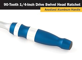 Titan 12167 1/4-Inch Drive x 6-1/2-Inch 90 Tooth Aluminum