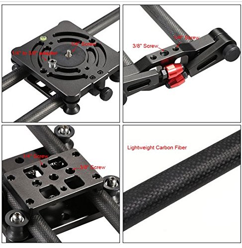 Slider photographie carbone 80cm Gowe rail stabilisation DSLR - 5