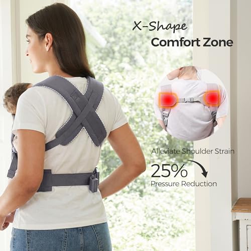 Image of Momcozy Newborn Carrier WeeSnug - Lightweight and Cozy Comfort for 7-25 lbs