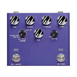 OUSIKA Pédale d’effet de Guitare à Distorsion Simulation d’ampli à Gain élevé Son métallique Moderne Noise Gate Accessoires de Guitare Pédale d’effet de Guitare Tuner - Les Beatles, Paul McCartney, John Lennon, RIngo Starr, George Harrison