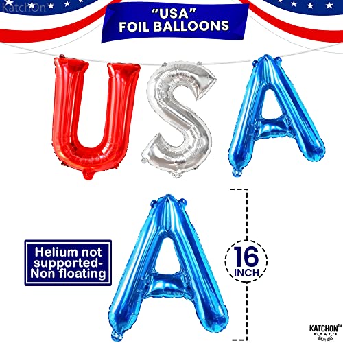 Katchon, Usa Balloons For 4Th Of July Decorations - Big 26 Inch, Pack Of 8 | Fourth Of July Balloons | American Flag Balloons, American Balloons For Fourth Of July Decorations | 4Th Of July Balloons #TOP4