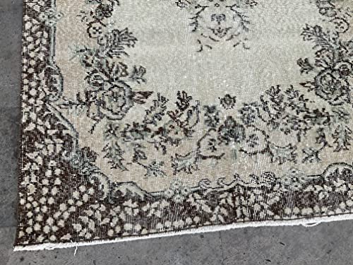 Floral Design Best Quality Turkish Rug, Organic Wool Area Rug, Living Room Decor Turkey Rug, Boho Decor Vintage Carpet #TOP7