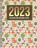 combobox foxpro 9  2023 Calendar and Notebook In One: 8.5x11 Dated Monthly Planner With 100 Blank College-Ruled Lined Sheets Combo / Life Organizer - Whole Month on Two ... Deer Red Fox - Woodland Tree Forest Pattern