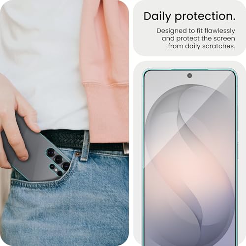 Image of ArmourPro Tempered Glass for Samsung Galaxy S26 Ultra with Back Clear Membrane Guard, Edge to Edge Screen Protector, Anti-Bubble, Anti-Fingerprint, Oil Resistant, Installation Kit | Black