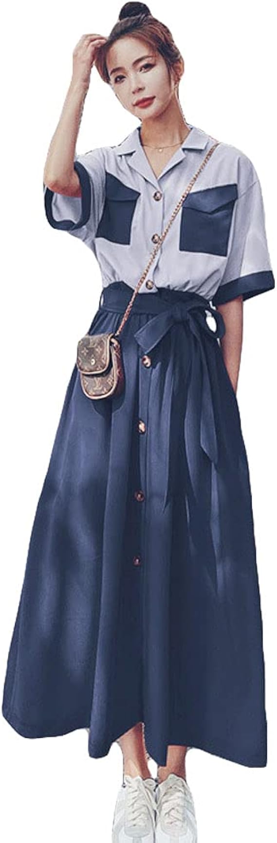 Amazon Co Jp チーアン tiann ワンピース レディース 春 夏 秋 ロングワンピース 切り替え シャツワンピース 半袖 長袖 サマー ワンピース 洋服 カジュアルワンピース 体型カバー リボン ベルト 着痩せ Aライン フランス風 大きいサイズ 服 ファッション小物 Amazon Co Jp チーアン tiann ワンピース レディース 春 夏 秋 ロングワンピース 切り替え シャツワンピース 半袖 長袖 サマー ワンピース 洋服 カジュアルワンピース 体型カバー リボン ベルト 着痩せ Aライン フランス風 大きいサイズ 服 ファッション小物