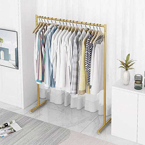 Vêtements rail facile or 80cm pour optimiser le rangement d'un studio