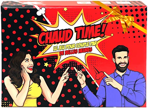 DE BELLES HEURES ™ Chaud Time Jeu pour Couple Saint Valentin - Idée Cadeau - Soirée en Amoureux - Engager des Conversations passionnantes - Jeu de Cartes pour Complicité - Jeu de Société Adulte Coquin