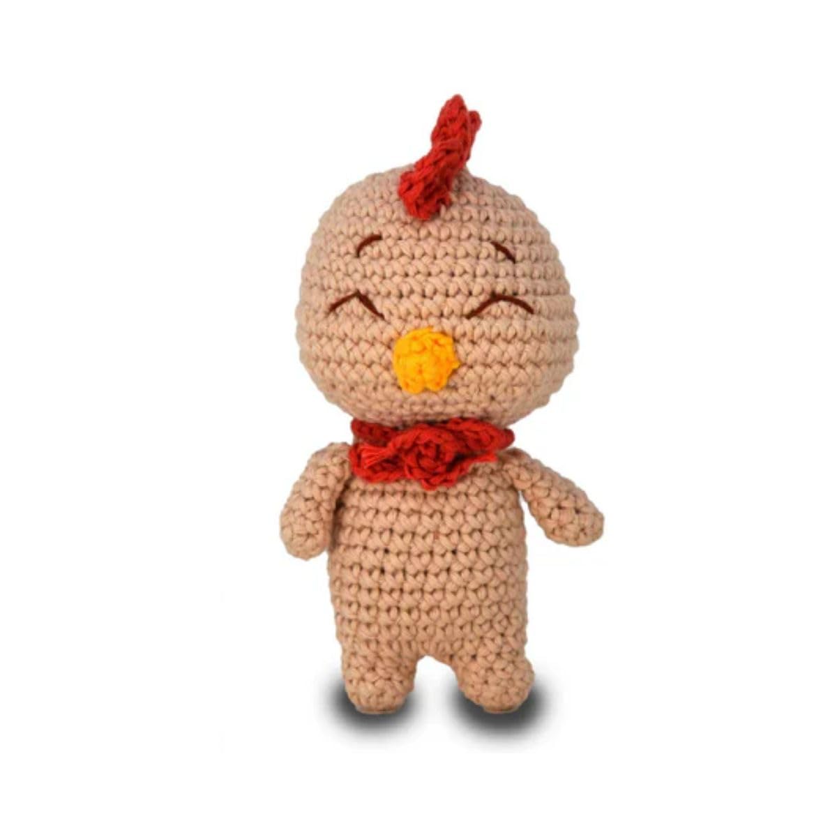 KNITTY CRITTERS – Easter – Little Chicken| Beginner-Friendly Crochet Craft Kit with Recycled Yarn