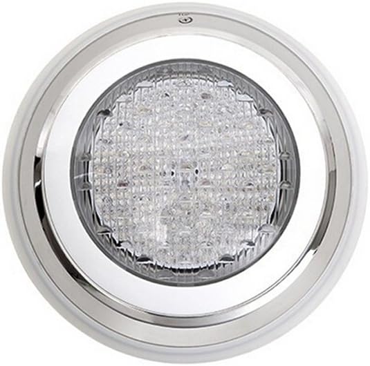 Nantonin 54W AC12V RGB LED Underwater Swimming Pool Light IP68 with Remote Control White Case