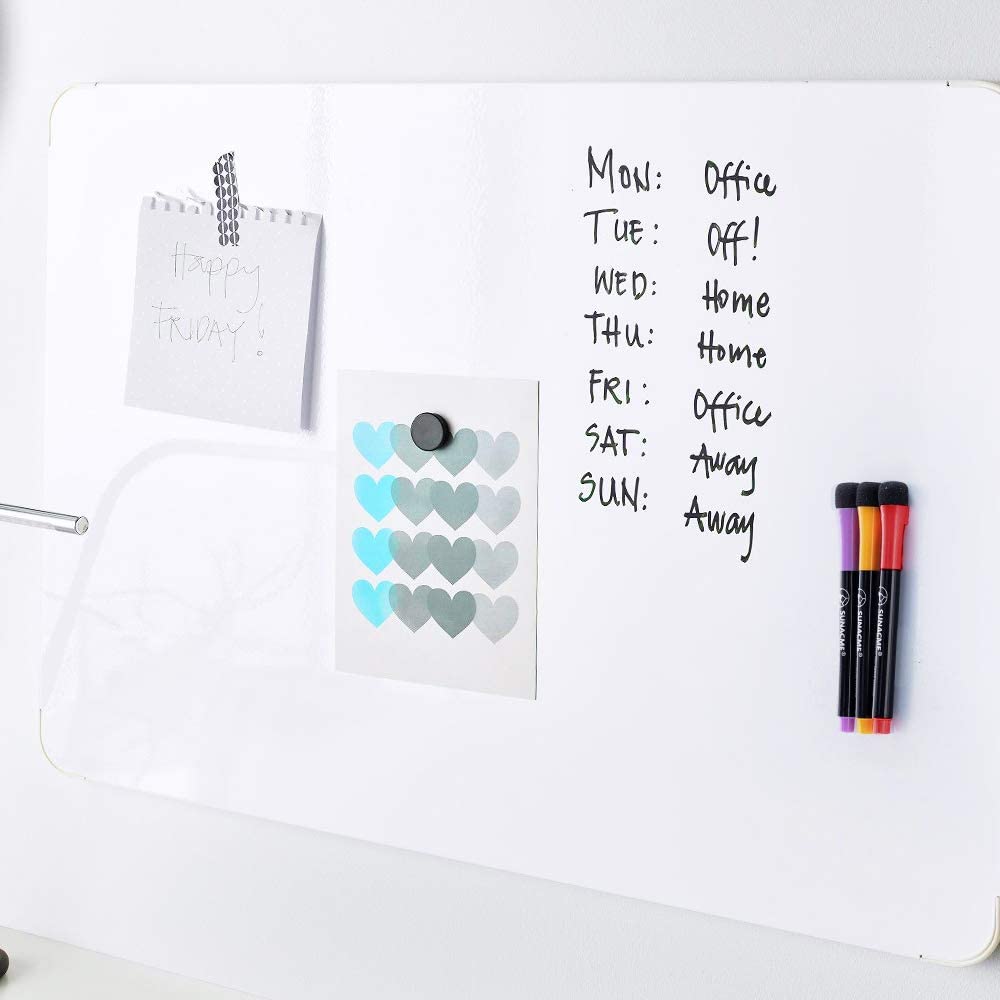 HASTHIP® White Board Marker, 12 Colors Magnetic Whiteboard Markers with Eraser Cap, Low Odor Magnetic Dry Erase Markers Fine Point Tip for Kids & Teachers, Home, Office and School Supplies - Image 5 thumbnail