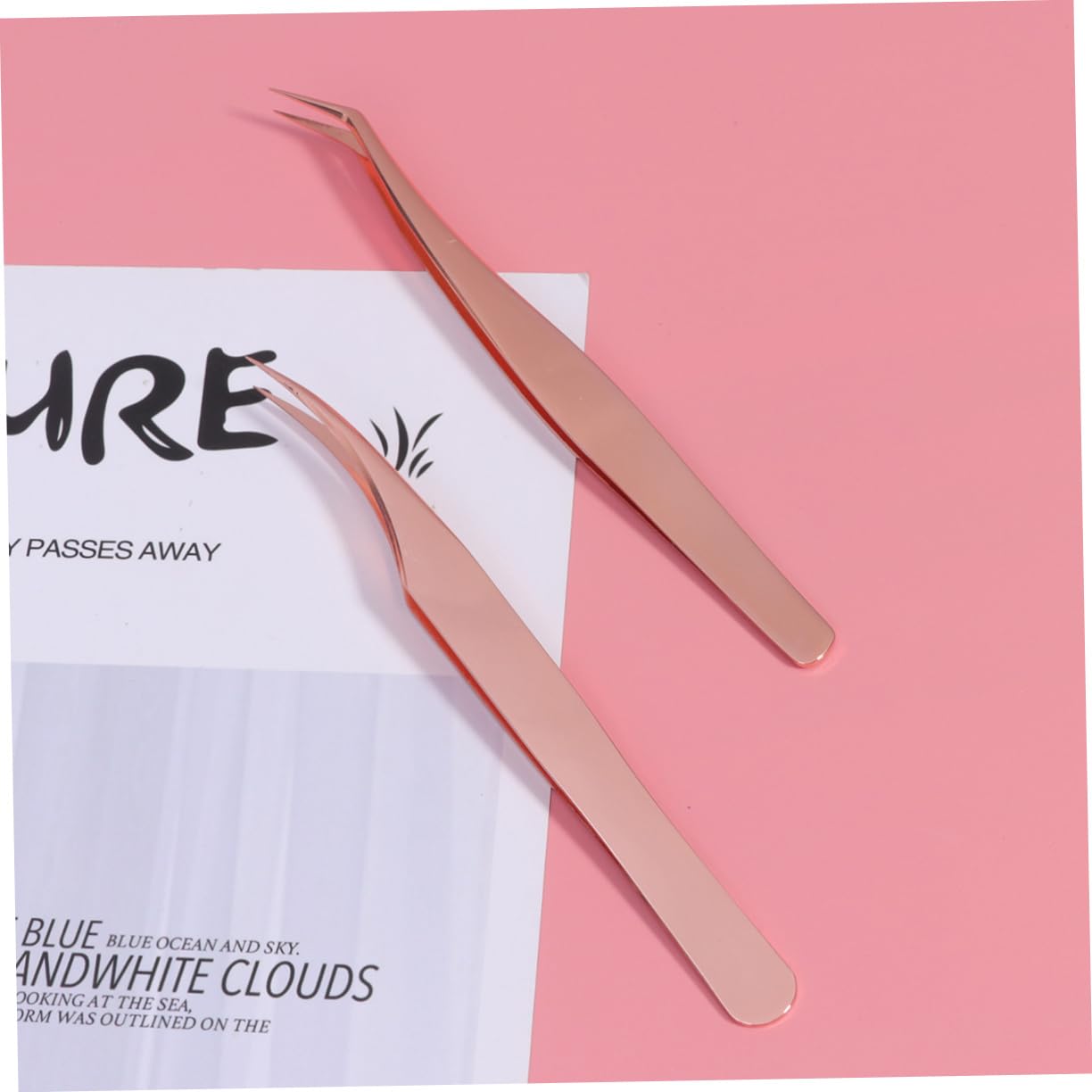 balacoo Stainless Steel Eyebrow Makeup Set Dedicated Clips for Eyelash Extension