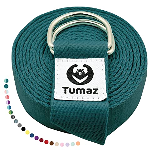 Tumaz Cotton Yoga Strap  10'/8'/6' 3 Year Warranty