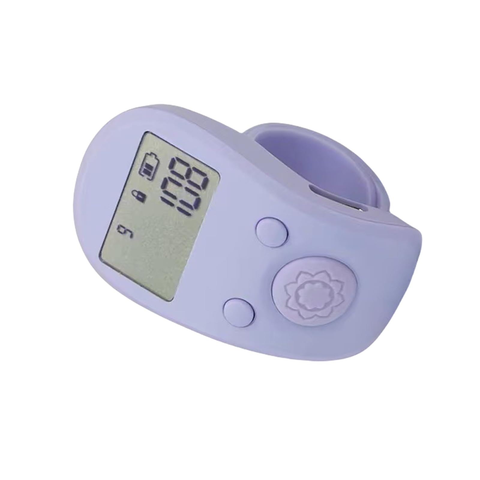 Finger Counter LED Electronic Handheld Counter 9 Channels Clickering with Time Glowing Rings Rechargeable Rechargeable Counters