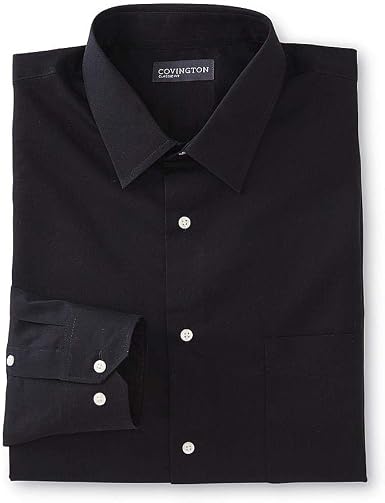 Amazon.com: Covington Classic Fit - Camisa de vestir para hombre (talla XL,  17 a 17,5 y 34 a 35), color negro : Ropa, Zapatos y Joyería