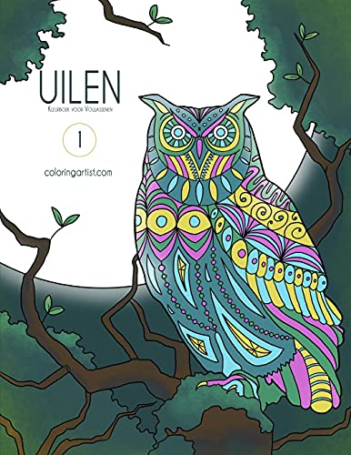 Uilen Kleurboek voor Volwassenen 1 (Dutch Edition)