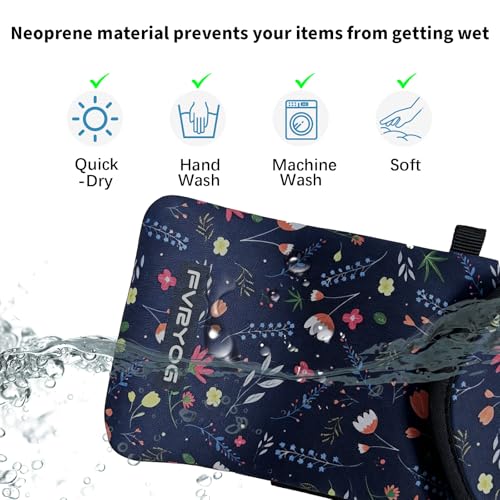 Image of Neoprene Phone Sleeve Pouch Case Bag for Men Women w /Crossbody Strap /Neck Lanyard for iPhone 17 /16 /15 /14 Pro Max, Samsung S25,Pixel 10