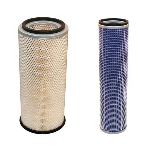 Condition photo showing New/Like New for air filter set d9nn9601aa d1nn9r500a compatible with ford new holland 3010 3930 4130 5000 5100 5200 7000 7600 7700 6610 tw5 555c 555d 575d tractor replace af1641 af1640 pa2431 pa2432