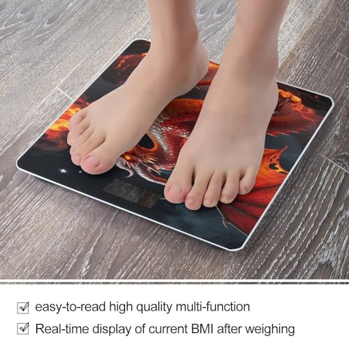 Báscula Digital de Baño Fire Dragon con Pantalla LCD miniatura 5