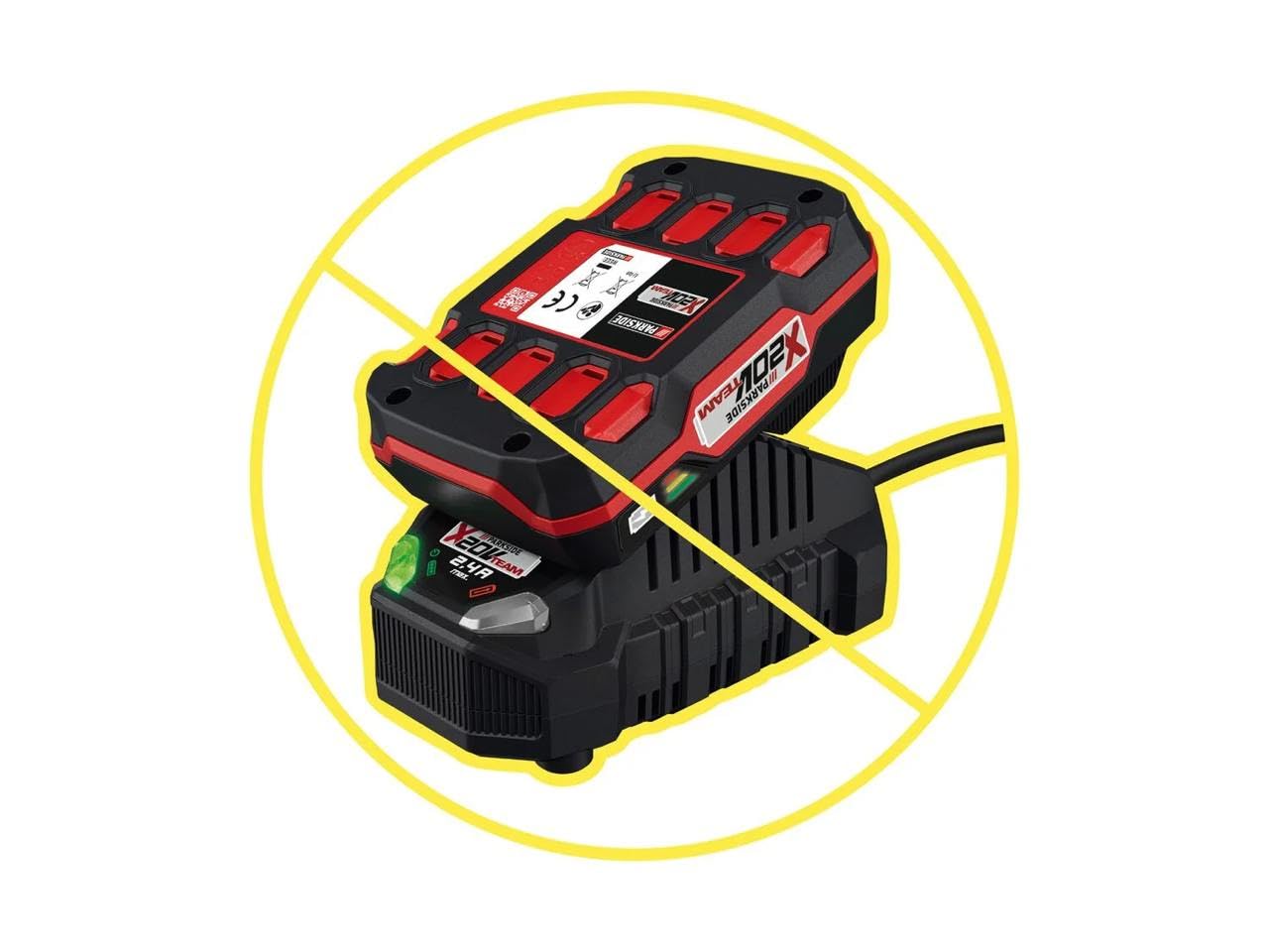 Parkside Performance - Smerigliatrice angolare senza fili 20 V 20-Li C3, senza batteria e caricabatterie