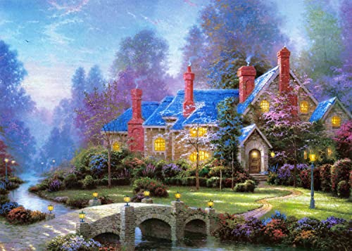 500 Teile Puzzle für Erwachsene Warm Cottage 500 Teile Puzzles für Erwachsene Lernspiel Herausforderung Spielzeug Puzzle für Erwachsene Kinder 500 Teile Cover